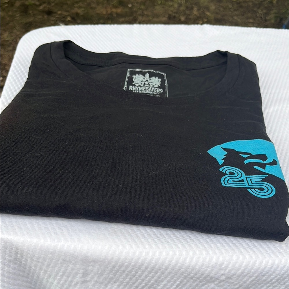 Casual Black and Blue Short Sleeve Tees